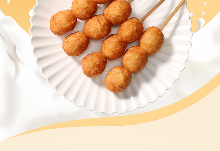 亚洲渔港鱼鲁鲁320g8串鱼丸