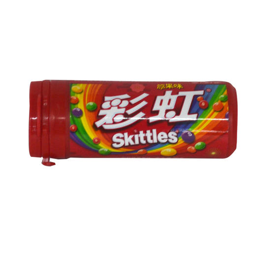 彩虹筒装原果味缤纷充气糖果30g 商品图0