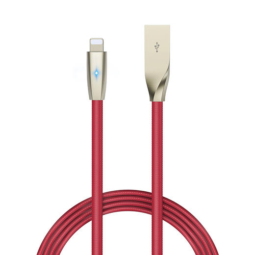 品胜 苹果锌合金带灯编织数据充电线 1.2米 商品图2
