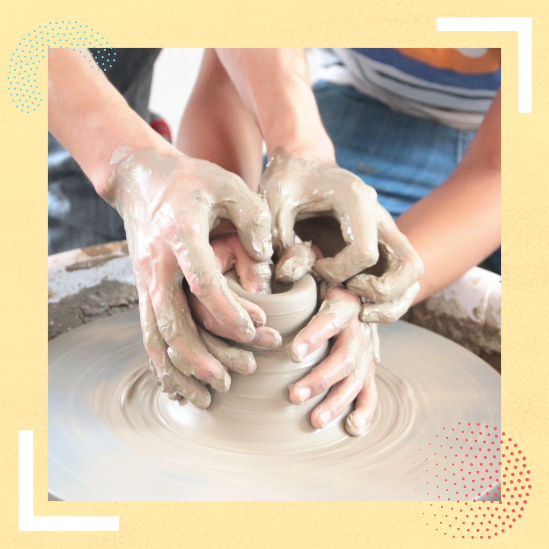 【陶艺】双人拉坯制作