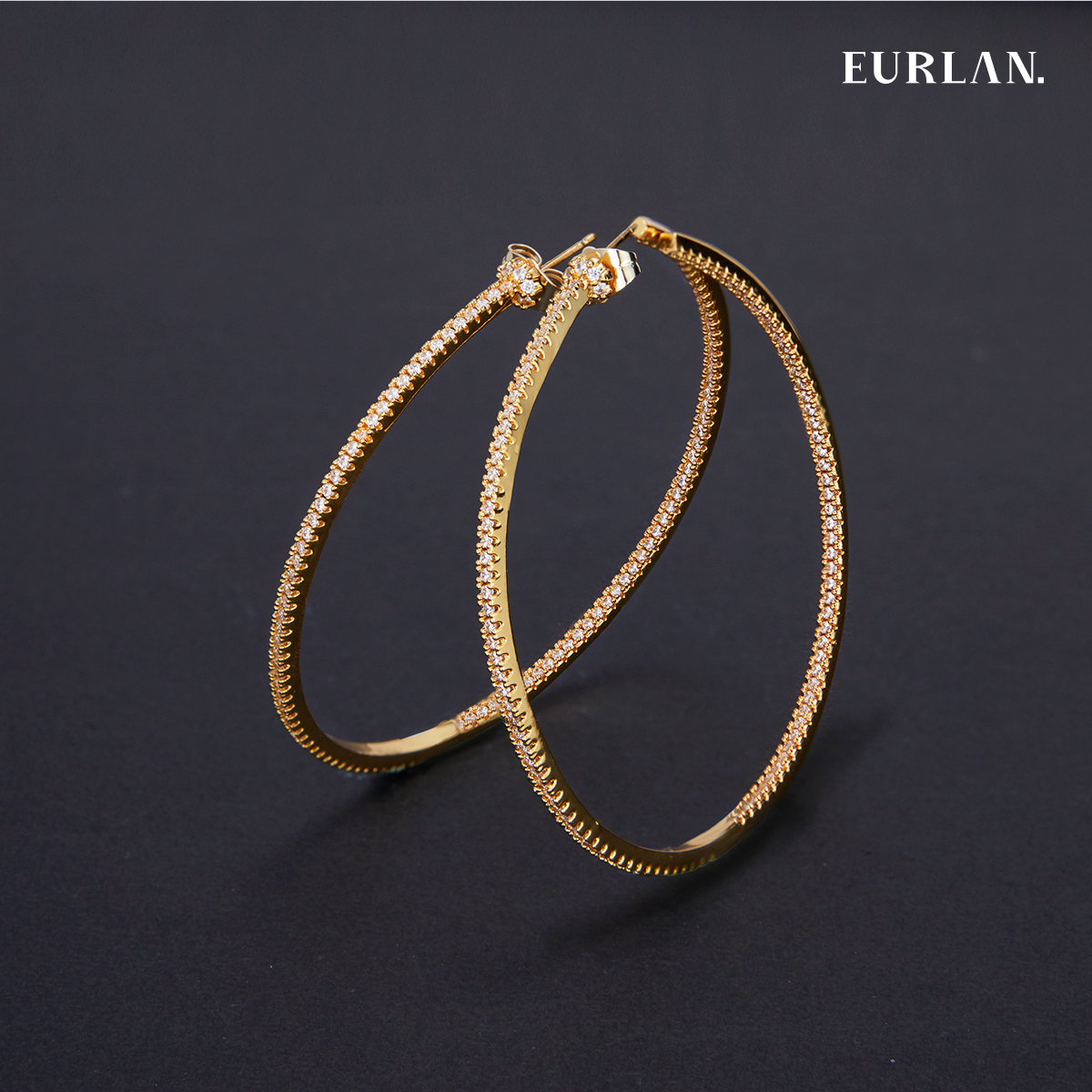 EURLAN.  闺蜜A系列 法式大耳圈