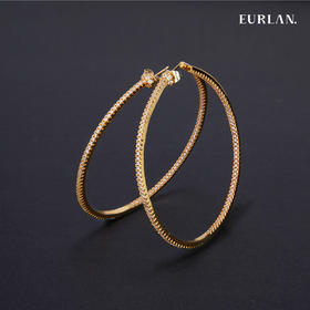 EURLAN.  闺蜜A系列 法式大耳圈