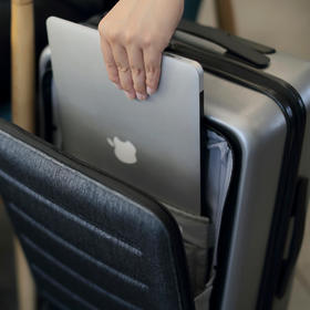 2020年新款商务出行拉杆箱前开盖口袋旅行箱BY-9385L