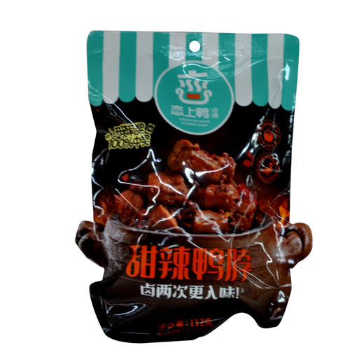 恋上鸭甜辣鸭脖112g 商品图0