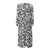VIMAGE纬漫纪秋款时尚洋气个性印花舒适显瘦收腰连衣裙女V03070093 商品缩略图4