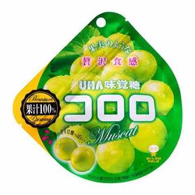日本 UHA/悠哈 绿葡萄味糖果软糖48g
