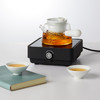 入一 蒸小白茶具茶合套装一壶两杯蒸茶煮茶功夫茶具套装玻璃陶瓷茶壶 商品缩略图2
