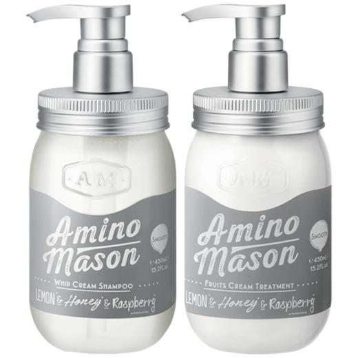 日本amino mason氨基妍无硅油洗发水护发素清爽滋润450ml 商品图6