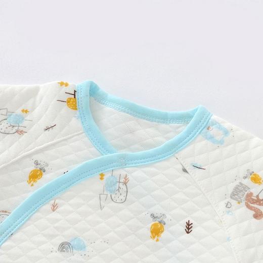 英氏婴儿内衣新生儿和袍系带和尚服宝宝夹棉秋冬10094192 商品图11