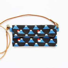 HUJI祤集Comfy斜挎包风の花日出富士