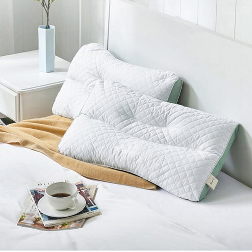 莲花清温枕枕头低枕头薄枕头儿童学生枕头荞麦枕女矮枕头护颈平矮薄款 商品图0