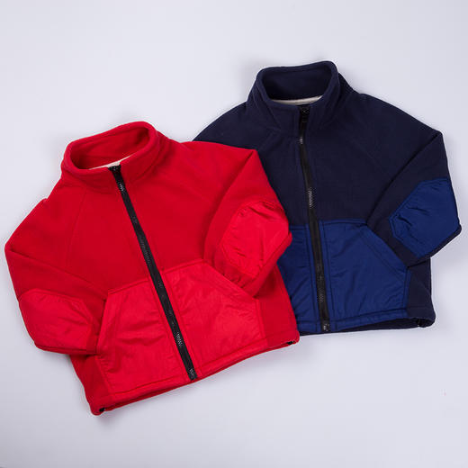 【年末清仓】龙之涵2021年新款秋冬休闲夹克摇粒绒上衣中大童亲子 商品图4