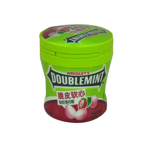 绿箭草莓味瓶装薄荷糖80g 商品图0