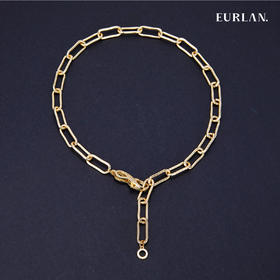 EURLAN.  闺蜜A系列 欧美时尚风粗链条项链