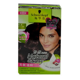 施华蔻怡然罗兰深紫染发霜4.9