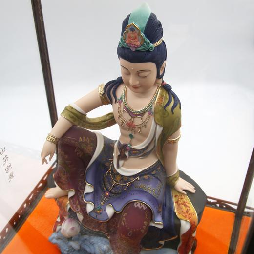 坐岩自在观音佛像 商品图4