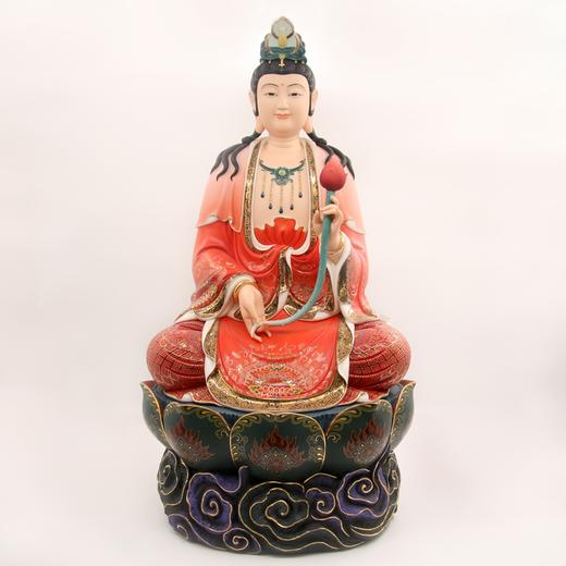 祥云西方三圣（极红）佛像 商品图3