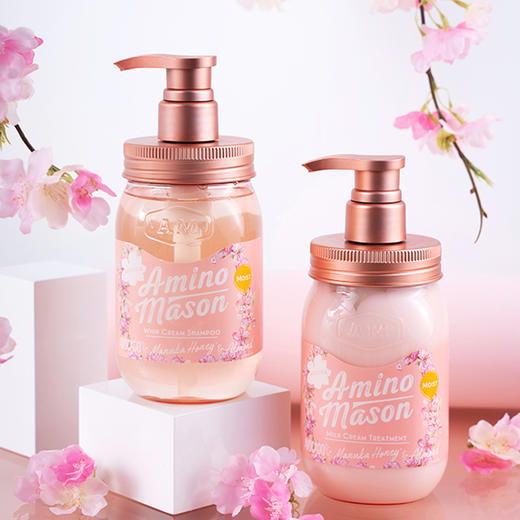 日本amino mason氨基妍无硅油洗发水护发素清爽滋润450ml 商品图5