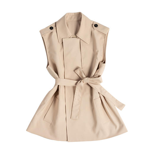 裁缝学苑AG85 马甲纸样女装外套上衣宽松风衣打版服装裁剪图马夹 商品图4