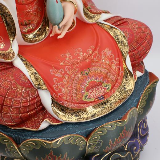 祥云西方三圣（极红）佛像 商品图11