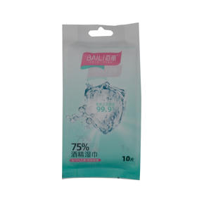 百丽75%酒精湿巾10片