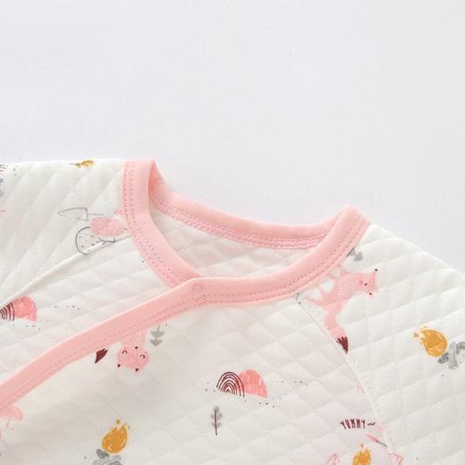 英氏婴儿内衣新生儿和袍系带和尚服宝宝夹棉秋冬10094192 商品图3