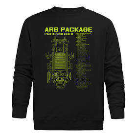 自由基地秋冬圆领套头卫衣男士休闲越野改装印花长袖直筒潮百搭衫 NMT-1208