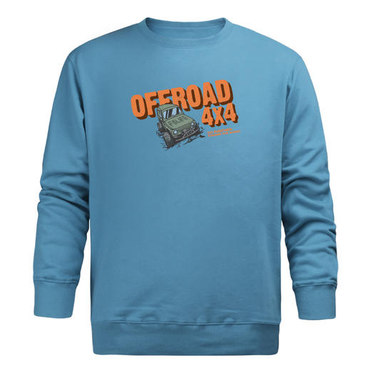 自由基地新品男子直筒潮流圆领卫衣套头衫时尚休闲多色秋冬季运动 NMT-1207 商品图3