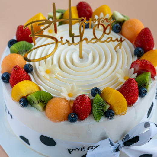 乳脂奶油蛋糕  香浓奶油和新鲜水果搭配 生日蛋糕 新款乳脂奶油蛋糕03 商品图4