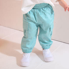 【专用清仓】龙之涵全棉贡缎工装裤小童韩版长裤男女