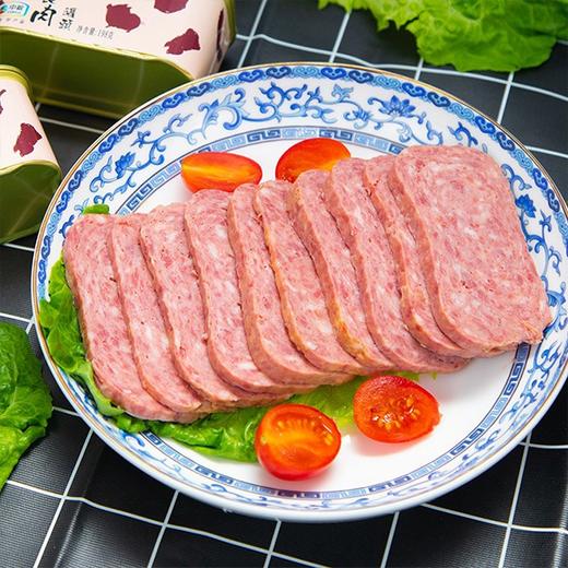 【中粮小红猪午餐肉罐头】198g/罐*2罐/3罐/5罐，开罐即食，96%含肉量更高 商品图0