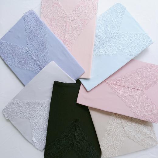 T023A女生蕾丝V领套装 商品图0