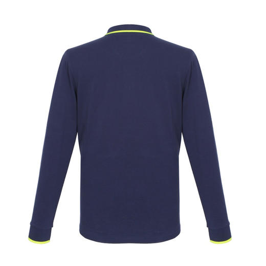 KENZO 高田贤三 蓝色黑色 简约 长袖 男士长POLO 藏蓝 F005 PO101 4BA 78 商品图1