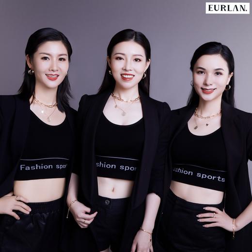 EURLAN.  闺蜜A系列 欧美时尚风粗链条项链 商品图5