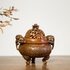 清代  竹雕宝相花香薰 商品缩略图4