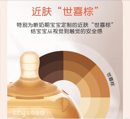 【世喜】婴儿硅胶仿真奶嘴 商品图1