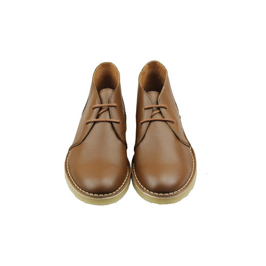 断码特价37码（38码）——葡萄牙原产经典女士休闲鞋踝靴佐罗ZORRO棕色 商品图3