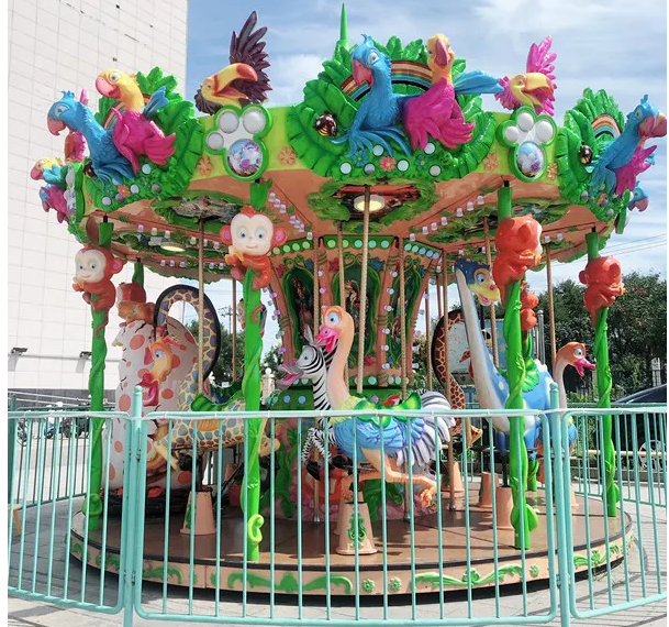 坐上欢快的旋转木马