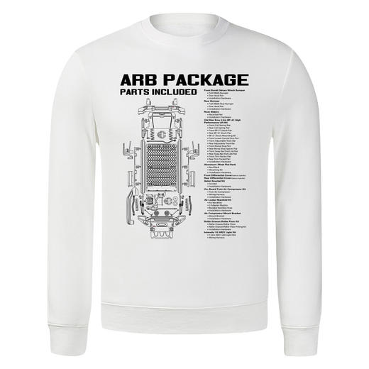 自由基地秋冬圆领套头卫衣男士休闲越野改装印花长袖直筒潮百搭衫 NMT-1208 商品图1