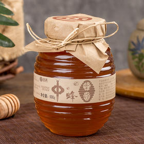 众天 野生臻品中蜂百花土蜂蜜500g