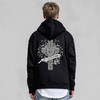 自由基地连帽卫衣男士上装嘻哈新款潮流抓绒宽松上衣潮流复古花纹 NMT-1210 商品缩略图1