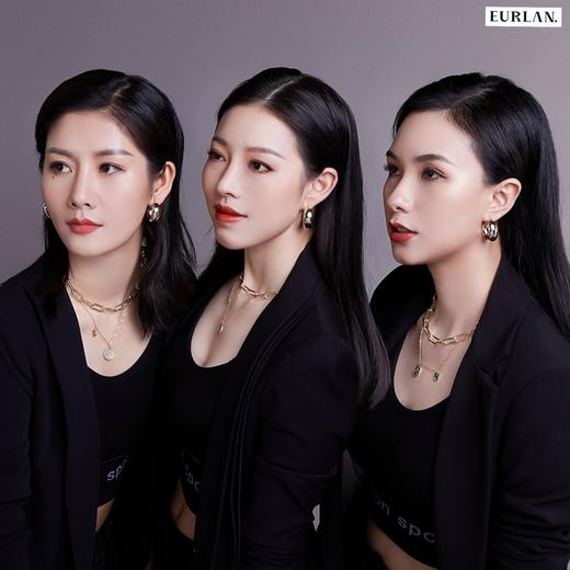 EURLAN.  闺蜜A系列 欧美时尚风粗链条项链 商品图3