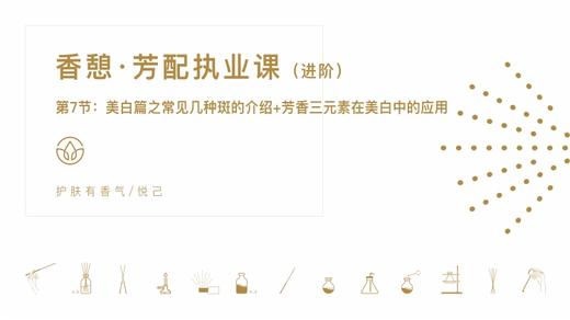 第7节：美白篇之常见几种斑的介绍+芳香三元素在美白中的应用（上） 商品图0