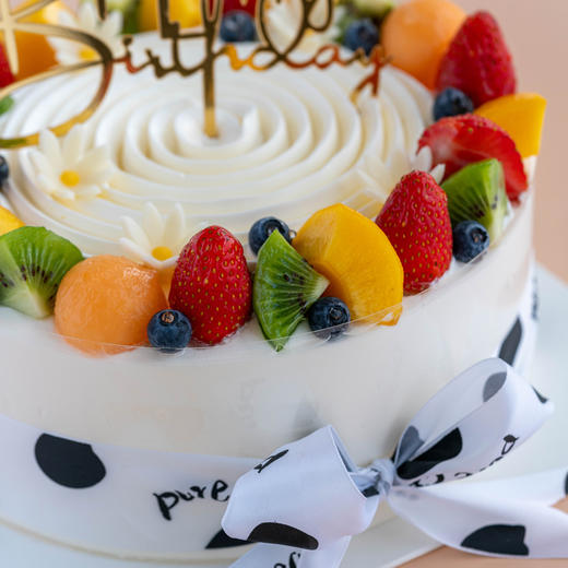 乳脂奶油蛋糕  香浓奶油和新鲜水果搭配 生日蛋糕 新款乳脂奶油蛋糕03 商品图2