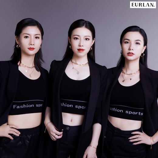 EURLAN.  闺蜜A系列 欧美时尚风粗链条项链 商品图4