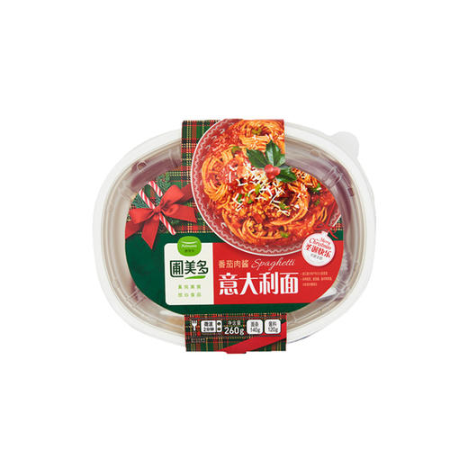 圃美多微波加热番茄肉酱意大利面260g 商品图0