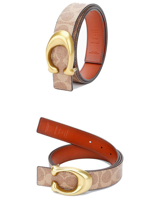 148768色coach蔻驰大c型扣腰带81038