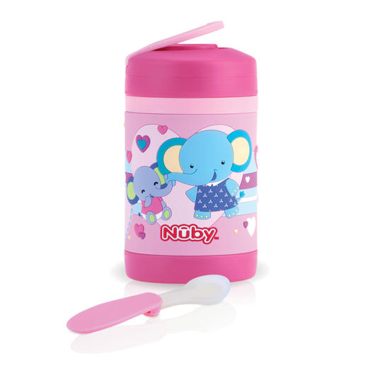 Nuby努比焖烧杯保温壶儿童宝宝保温杯不锈钢真空保温懒人饭锅简易便携焖粥 商品图5