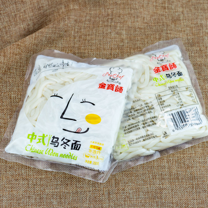 1.88元购金宝师乌冬面200g/包