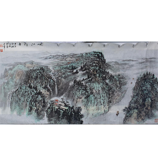 刘占军·峡江行舟（138*70） 商品图0